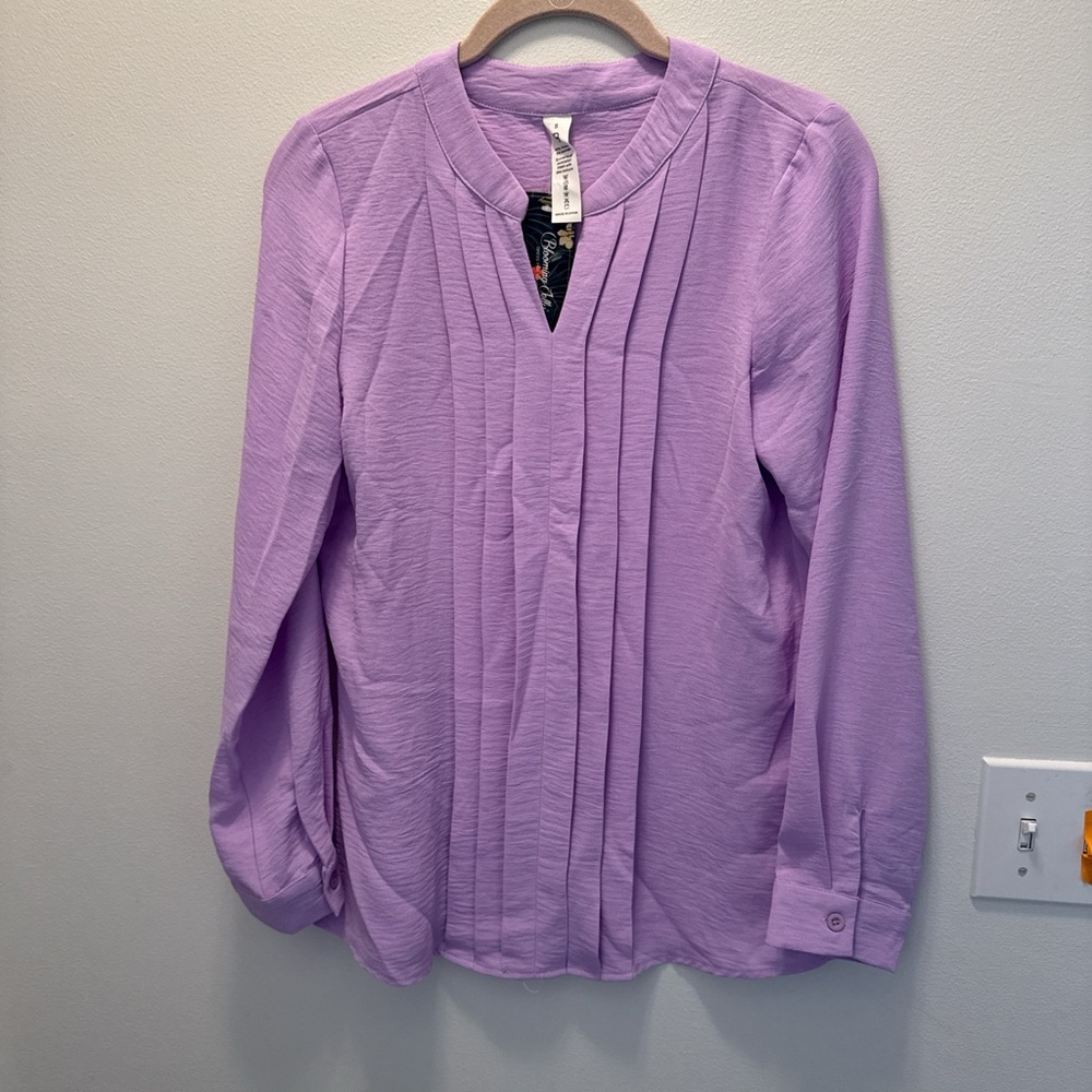 Chic Lavender Blouse for Women